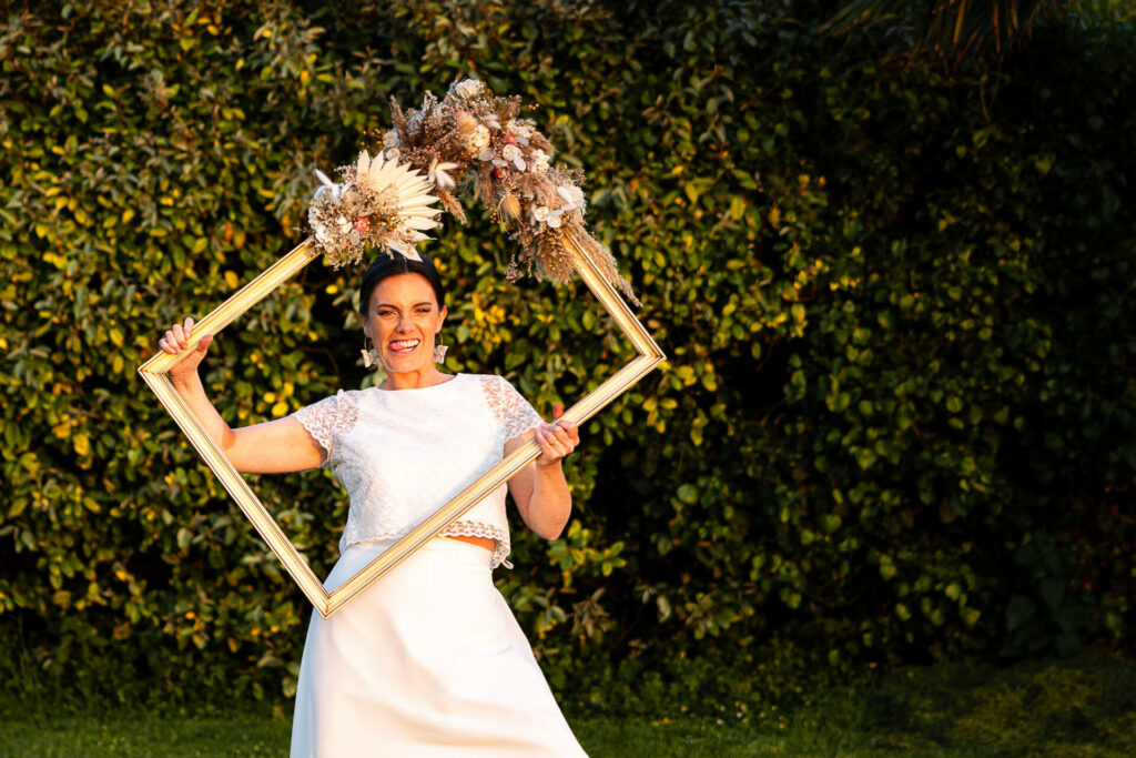 La mariée en début de soirée