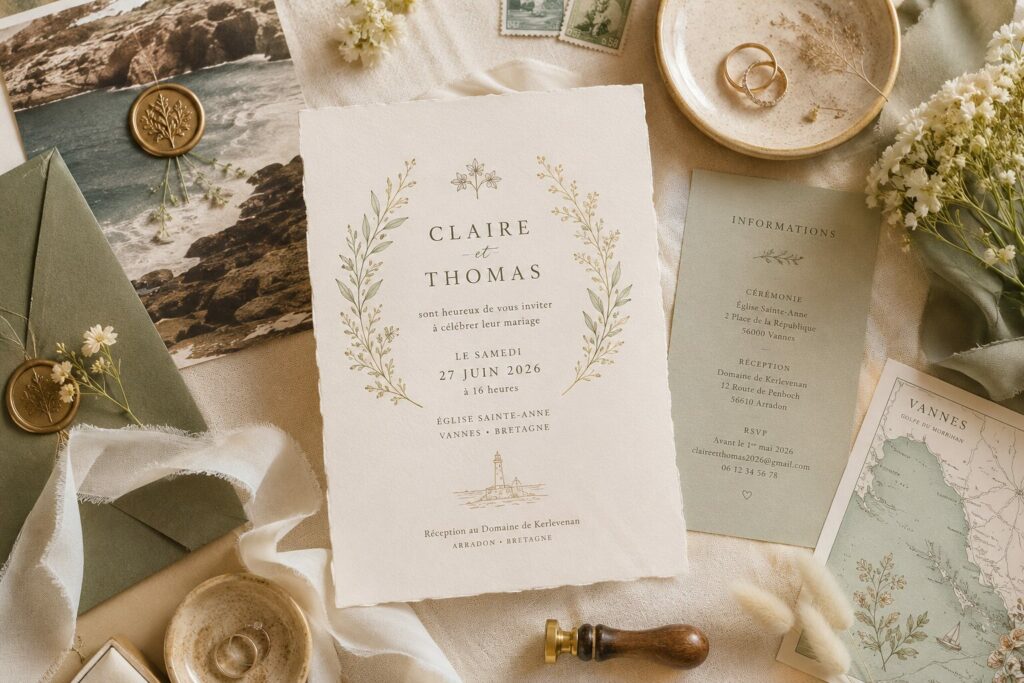 faire part de mariage